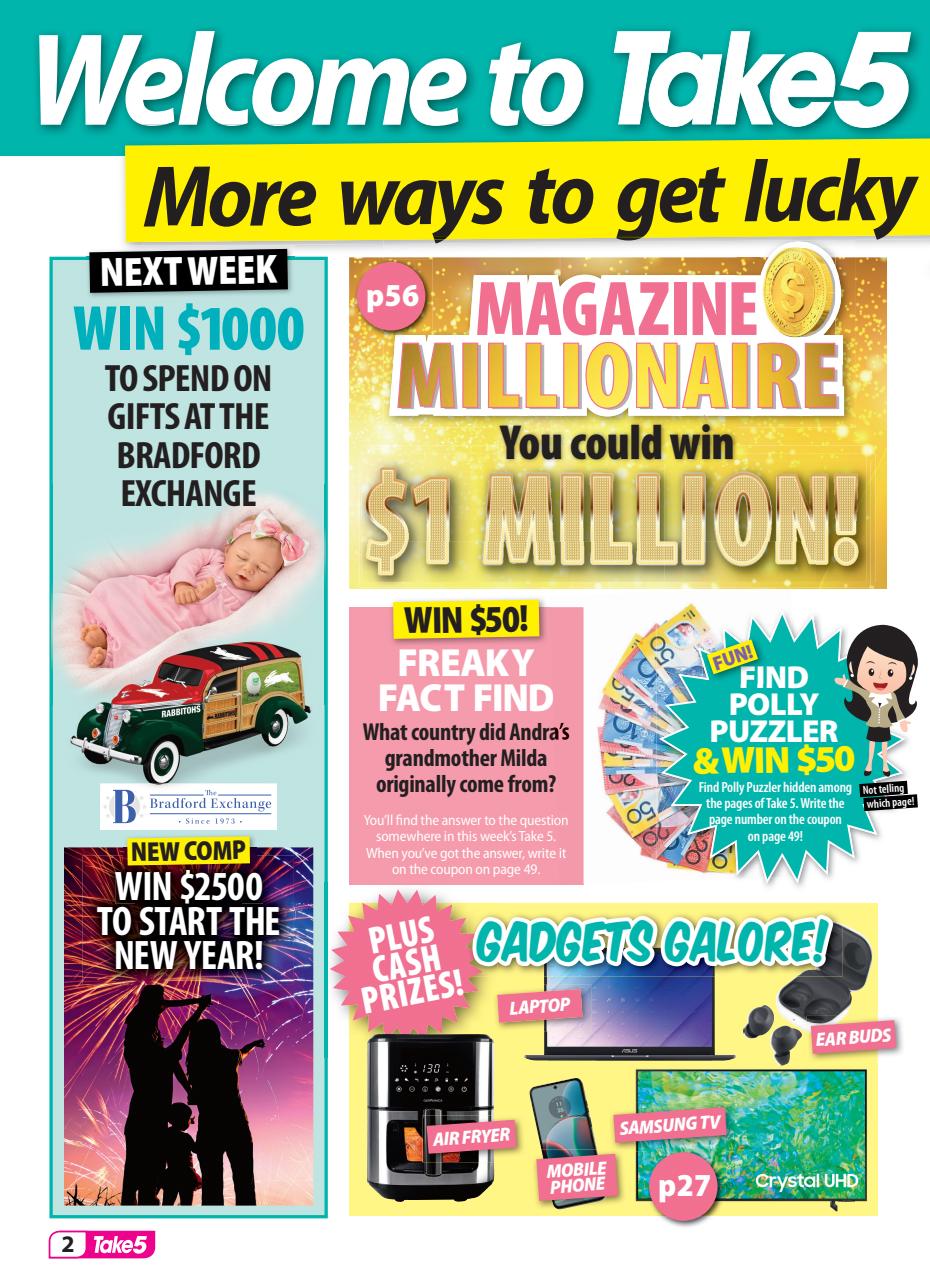 Take 5 Preview Pages