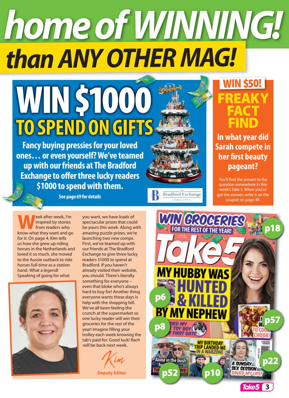 Take 5 Preview Pages