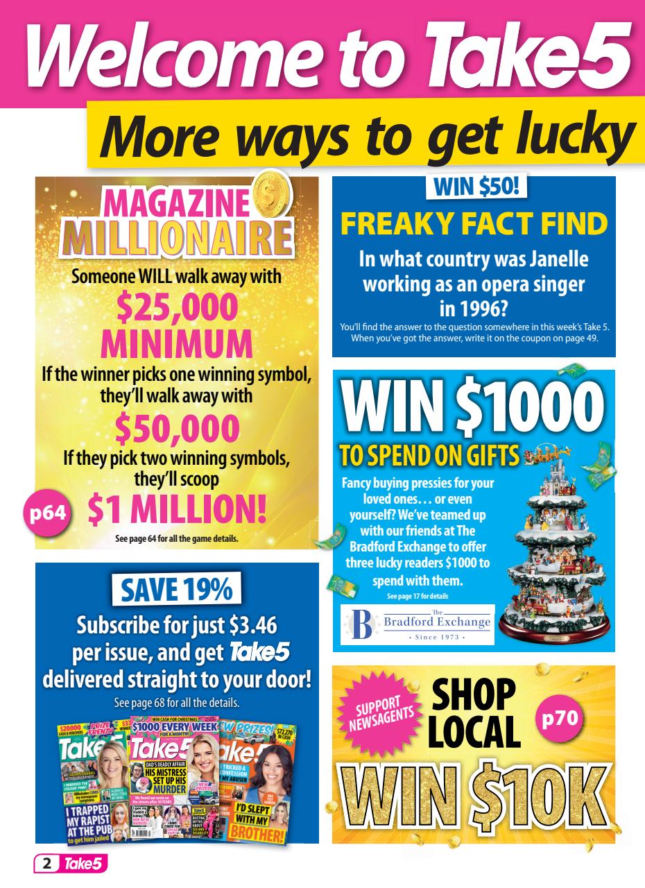 Take 5 Preview Pages