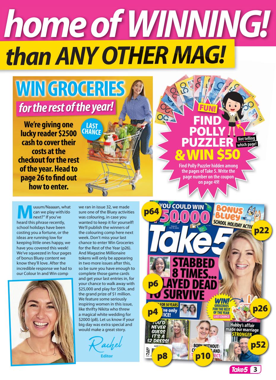 Take 5 Preview Pages