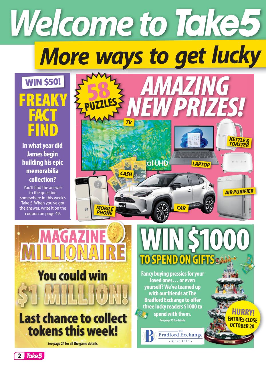 Take 5 Preview Pages