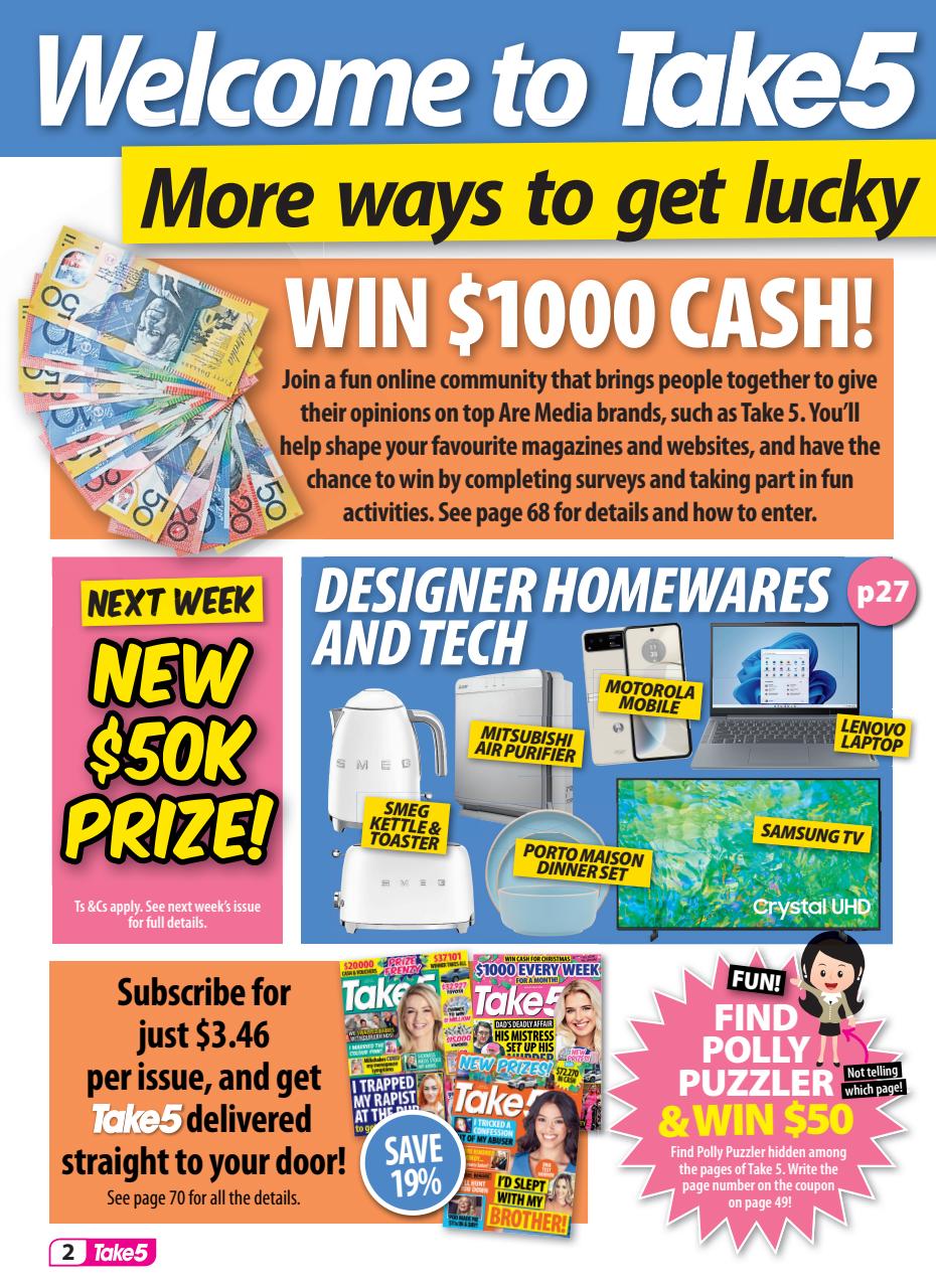 Take 5 Preview Pages