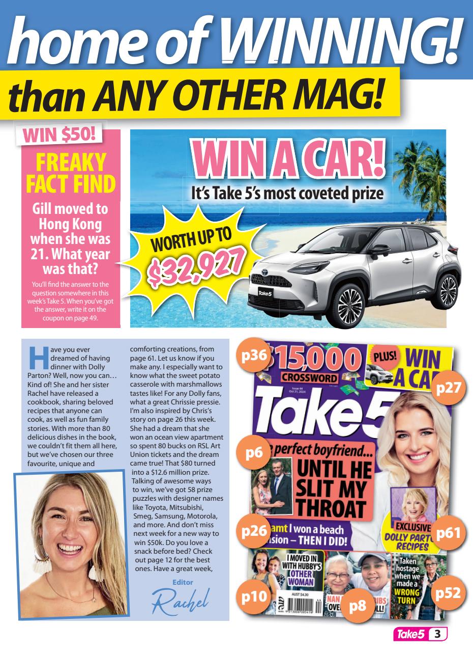 Take 5 Preview Pages