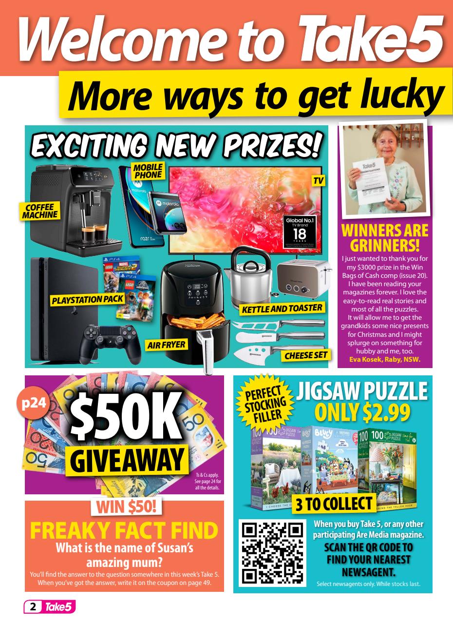 Take 5 Preview Pages