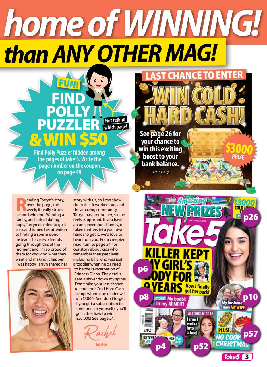 Take 5 Preview Pages