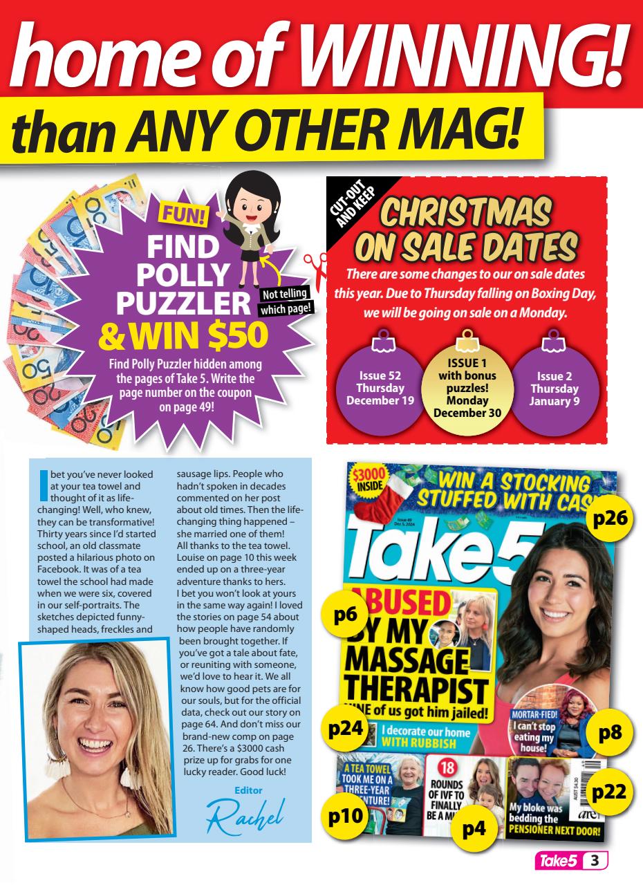 Take 5 Preview Pages