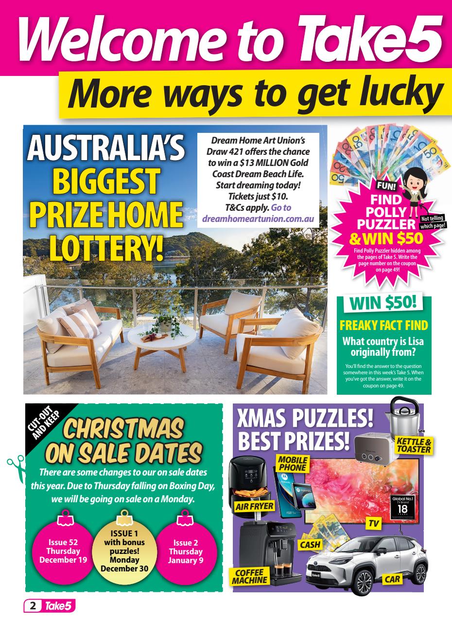 Take 5 Preview Pages