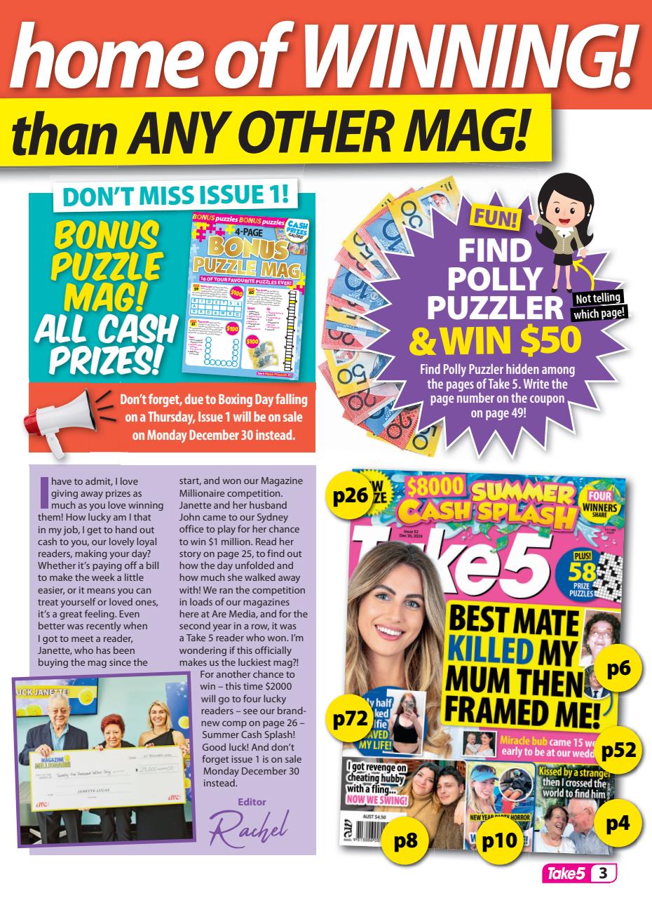 Take 5 Preview Pages