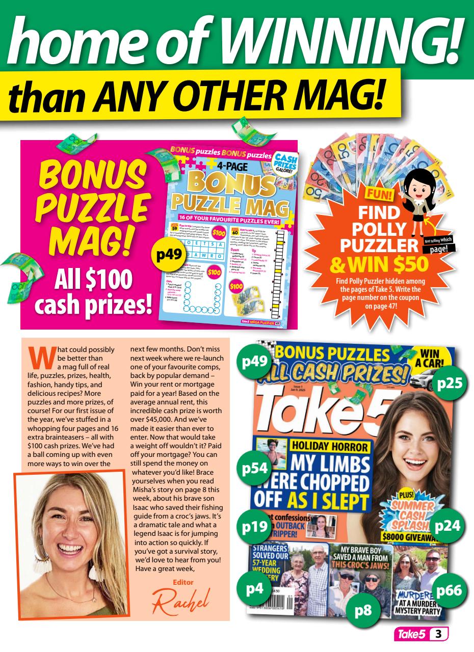 Take 5 Preview Pages