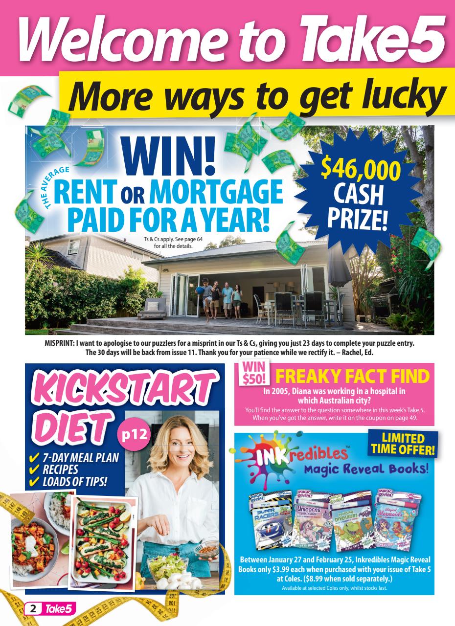 Take 5 Preview Pages