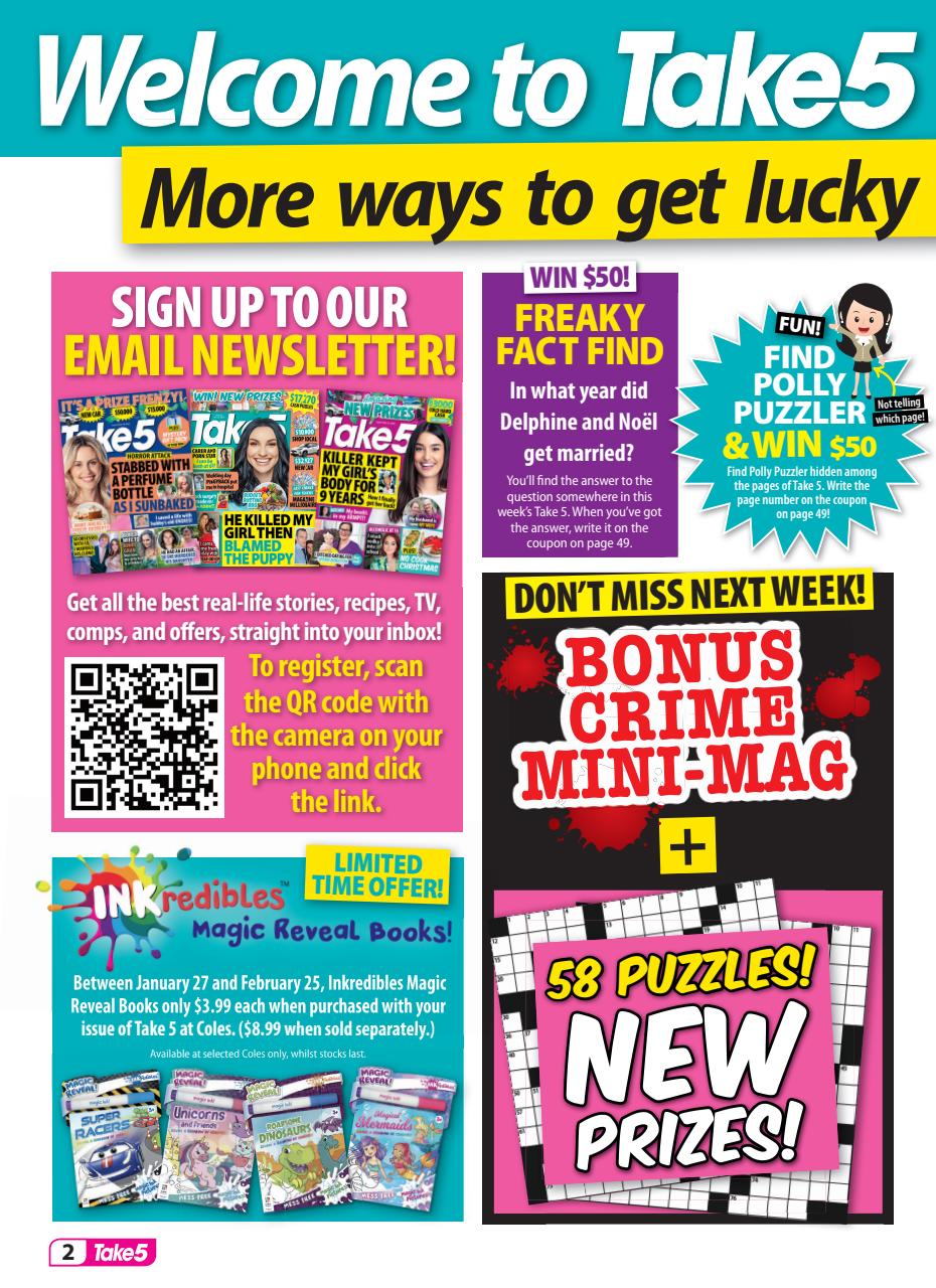 Take 5 Preview Pages