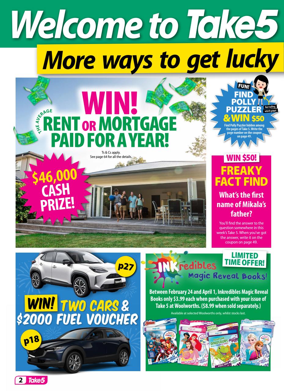 Take 5 Preview Pages