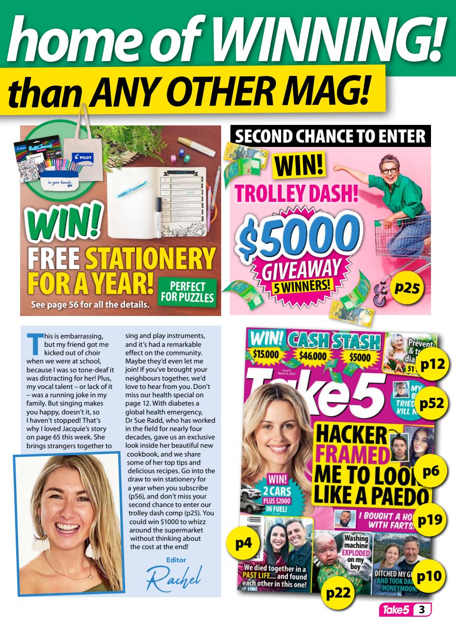 Take 5 Preview Pages