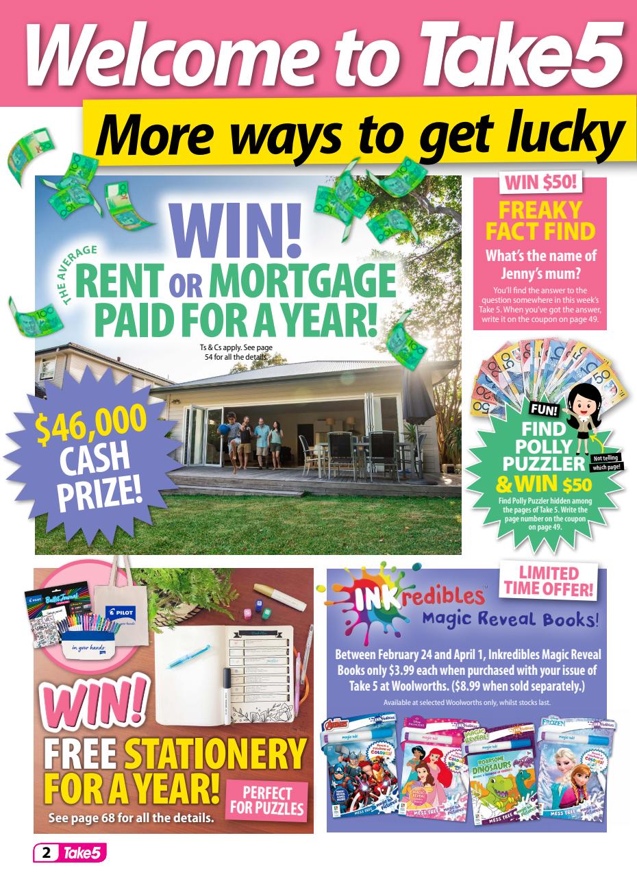 Take 5 Preview Pages