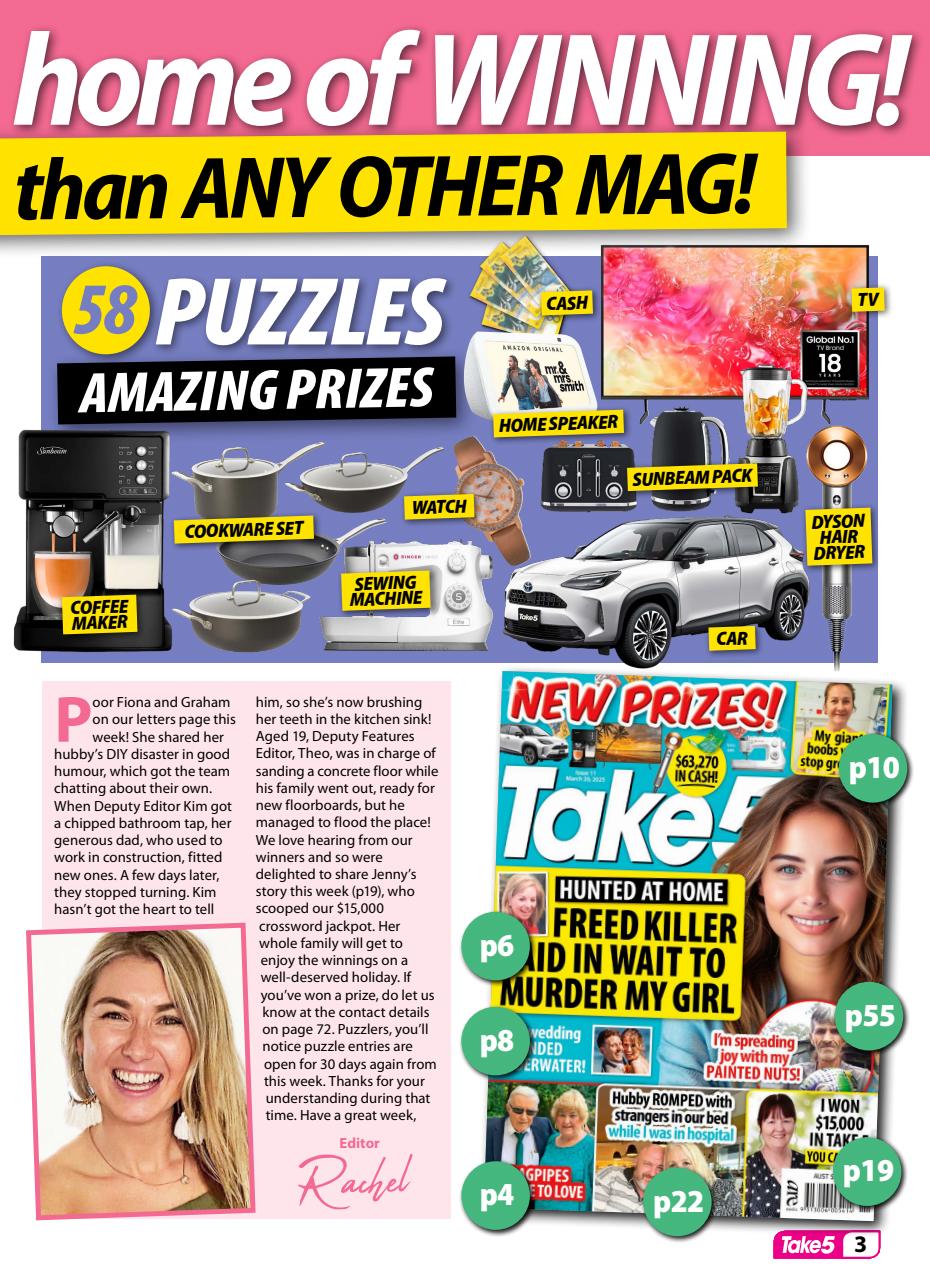 Take 5 Preview Pages