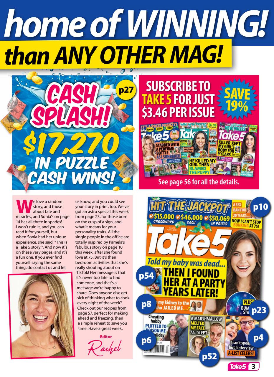 Take 5 Preview Pages