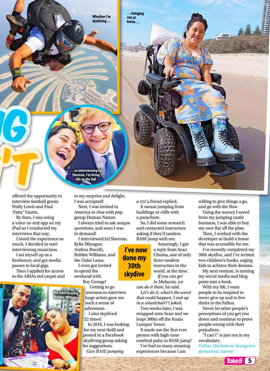 Take 5 Preview Pages