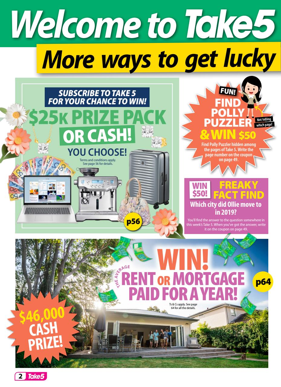 Take 5 Preview Pages