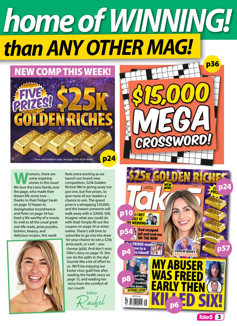 Take 5 Preview Pages