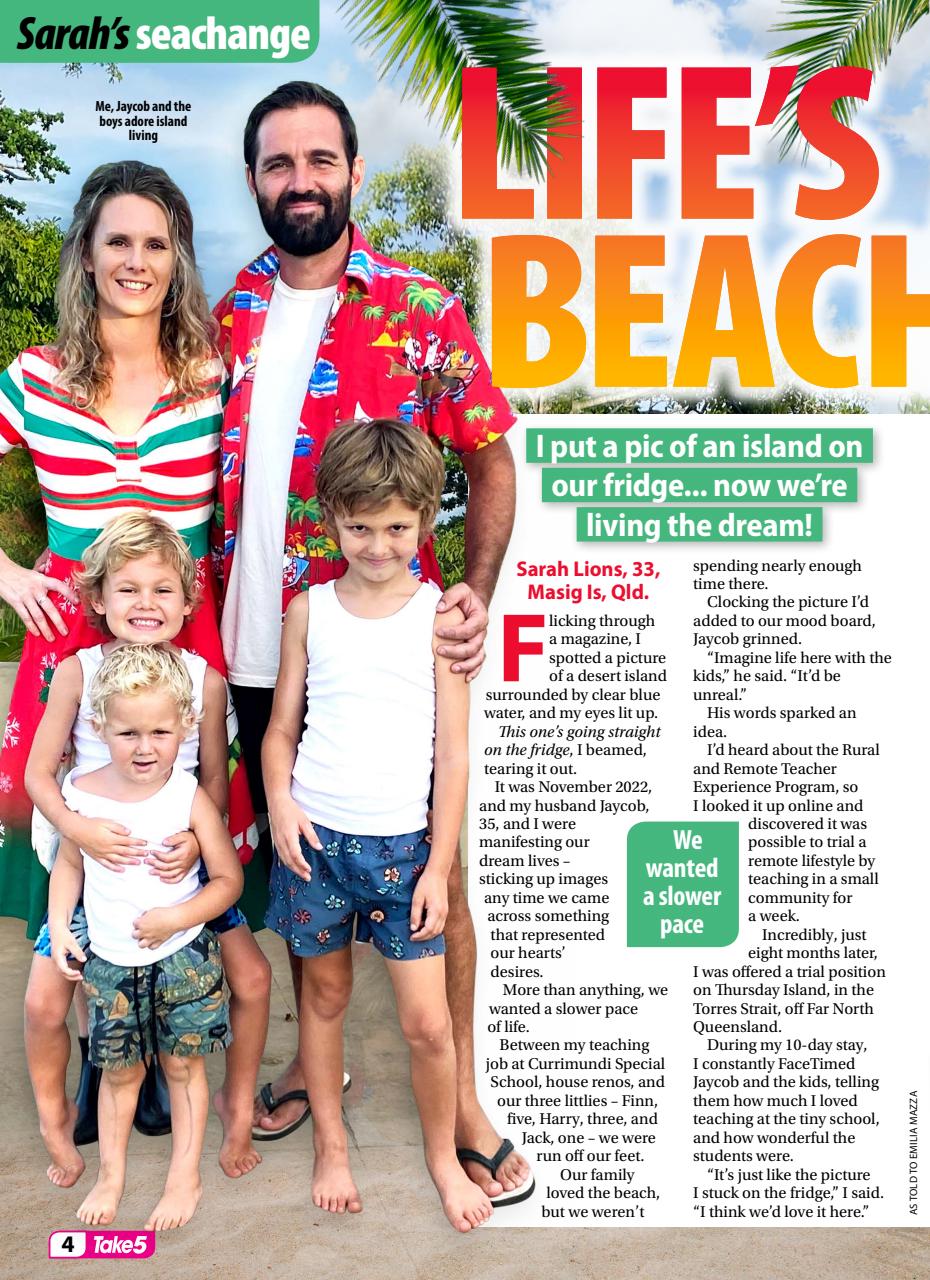 Take 5 Preview Pages