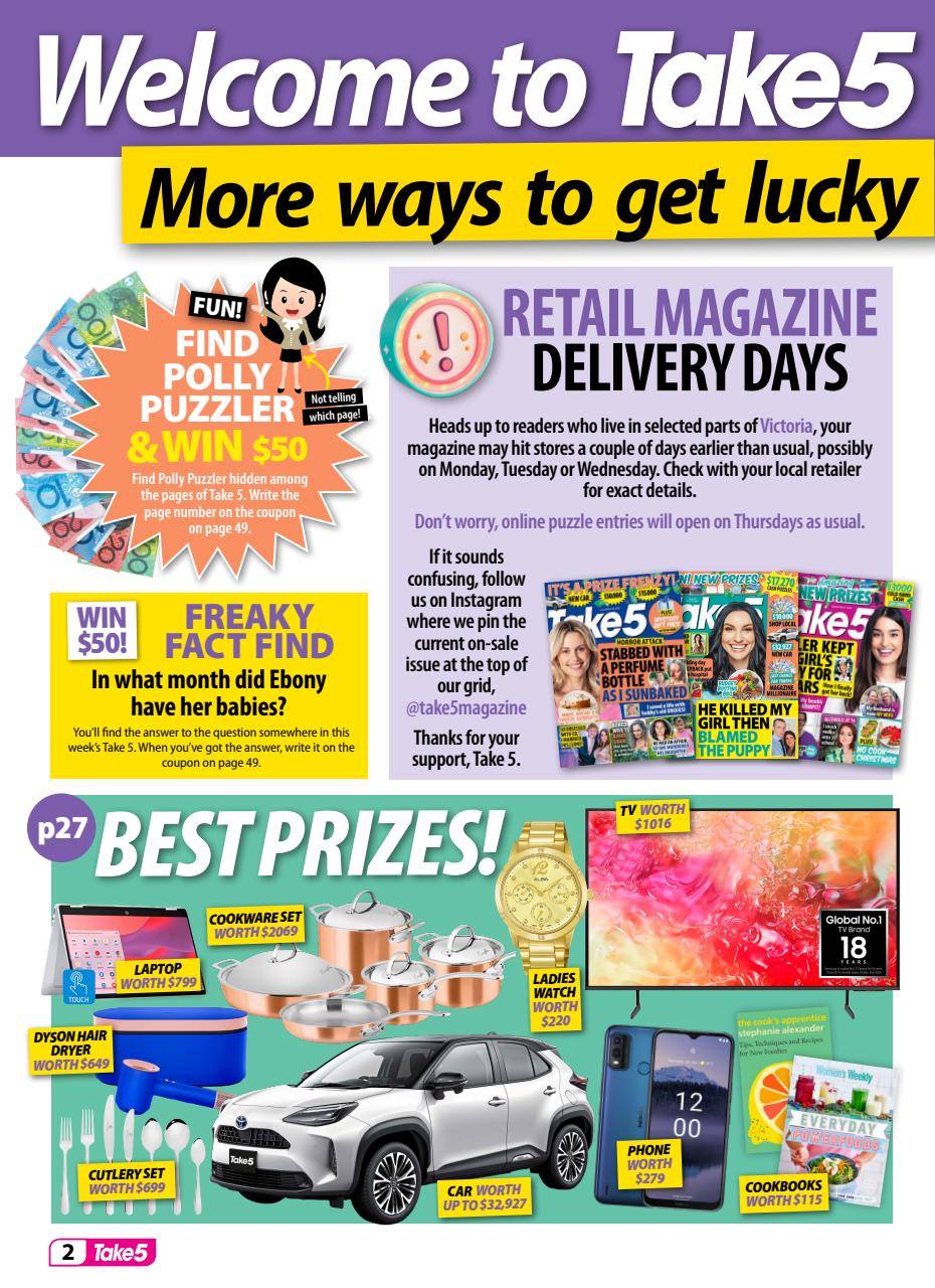 Take 5 Preview Pages