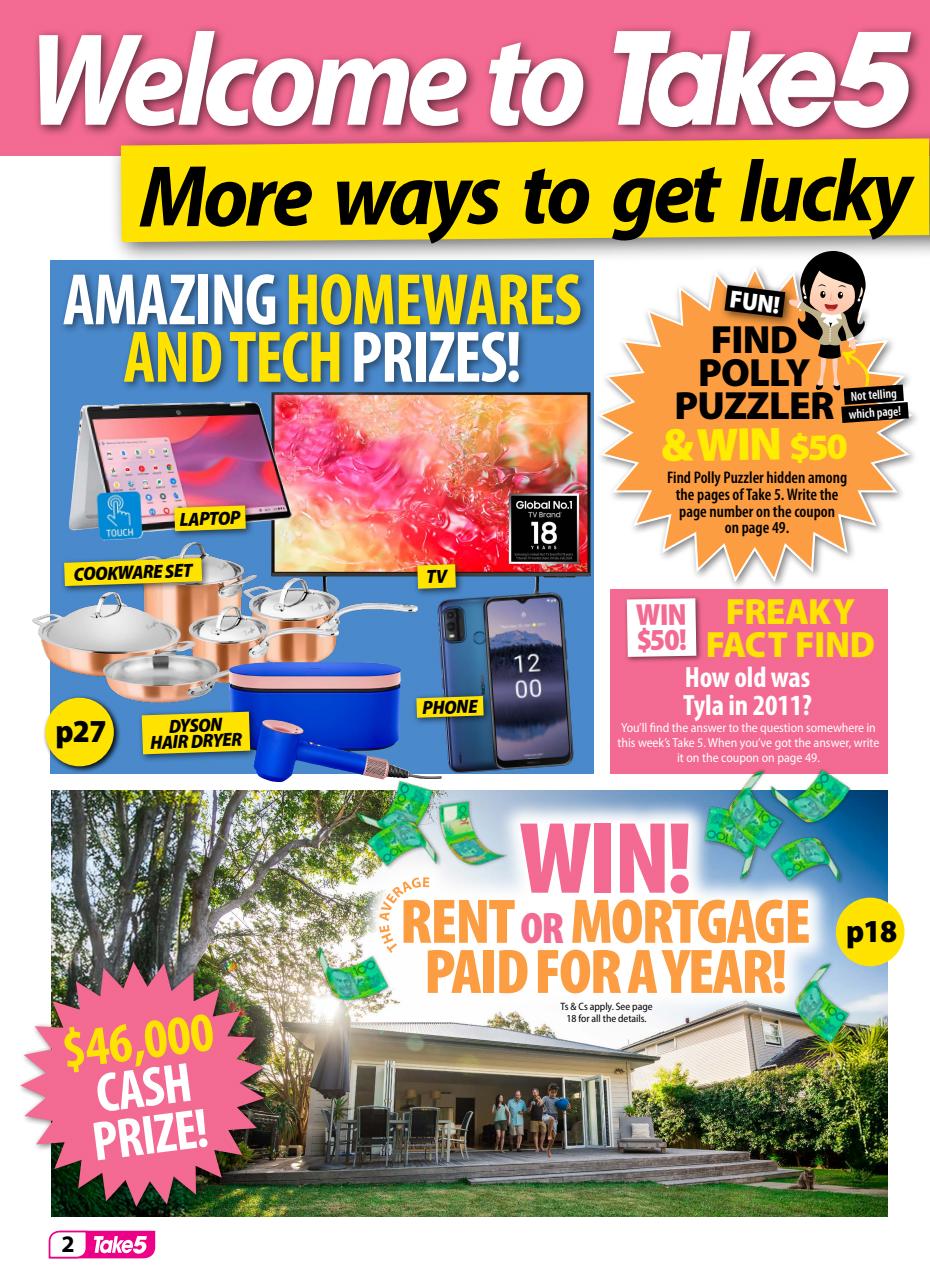 Take 5 Preview Pages