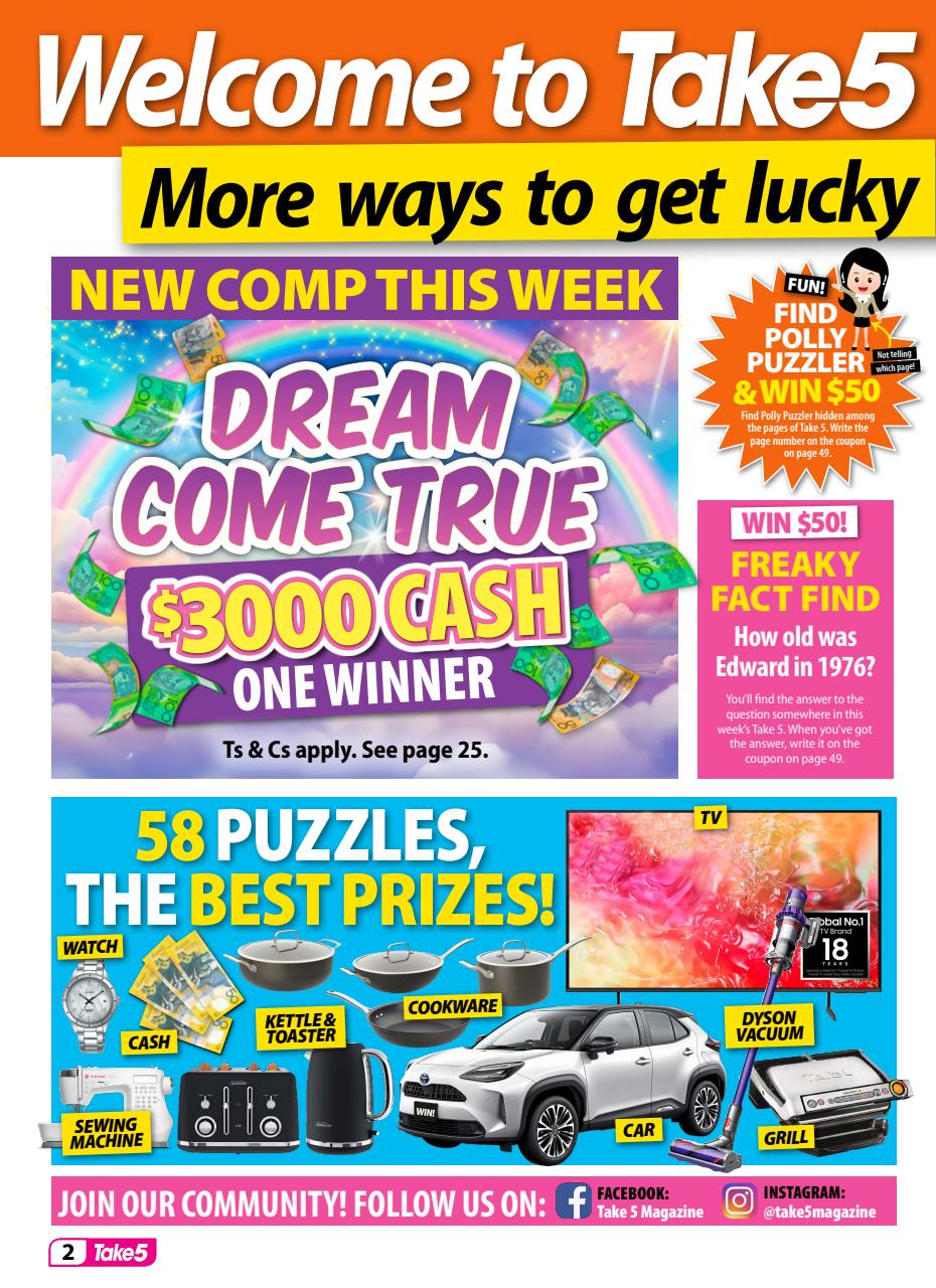 Take 5 Preview Pages