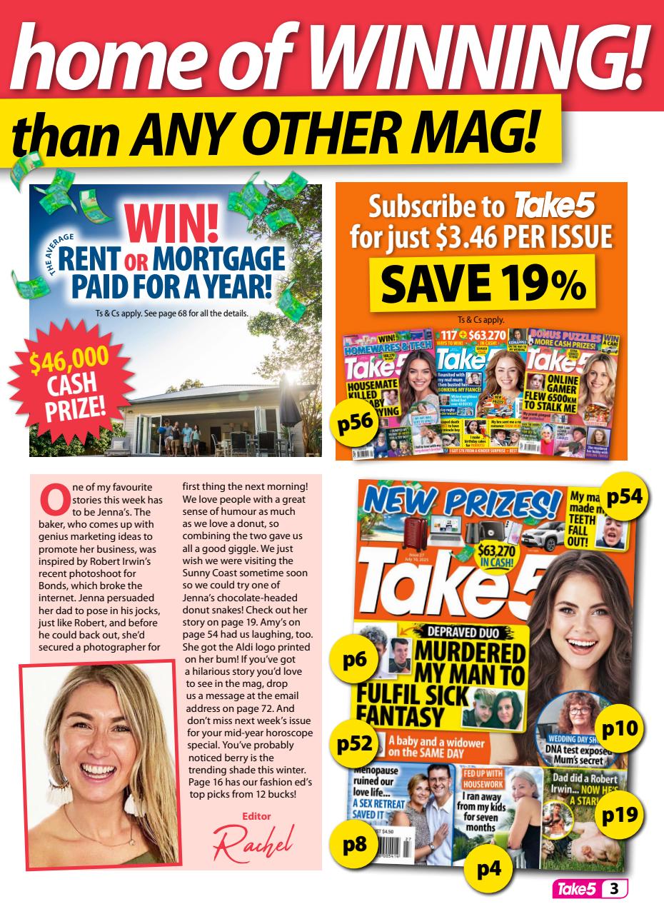 Take 5 Preview Pages