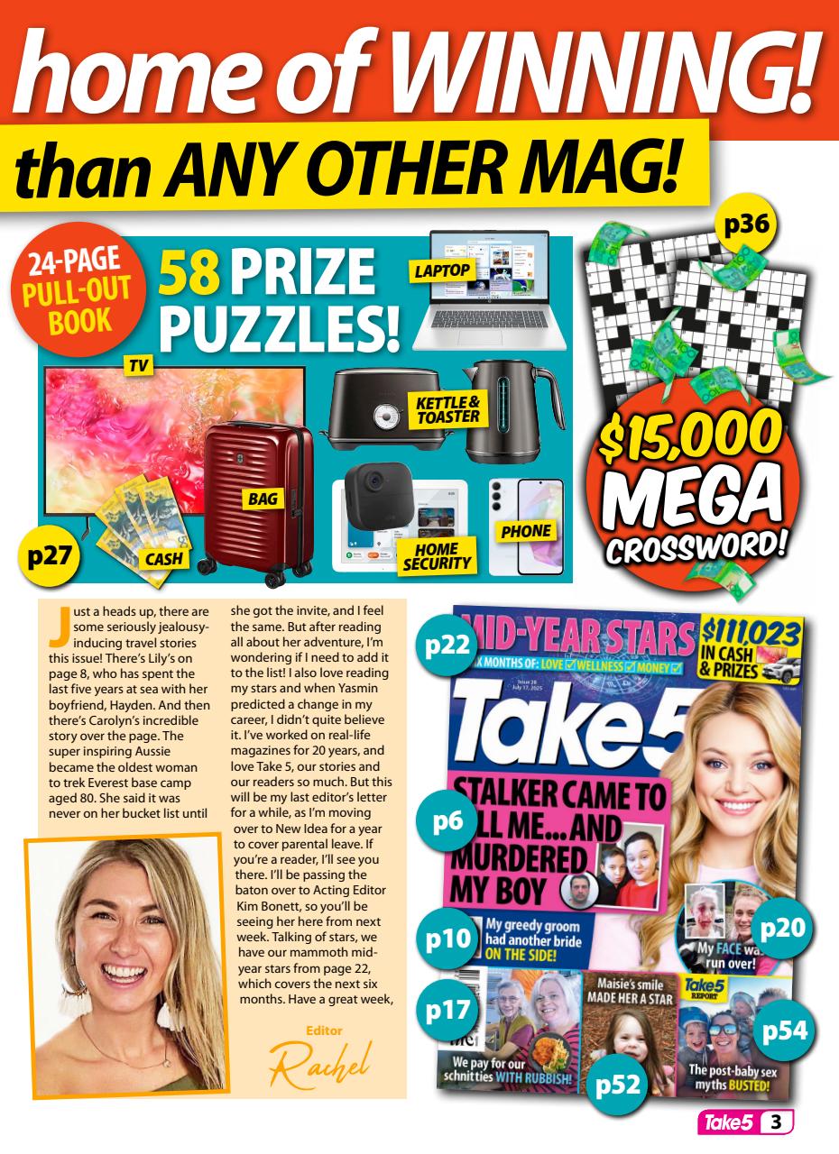 Take 5 Preview Pages