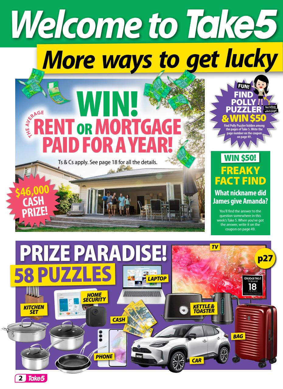 Take 5 Preview Pages