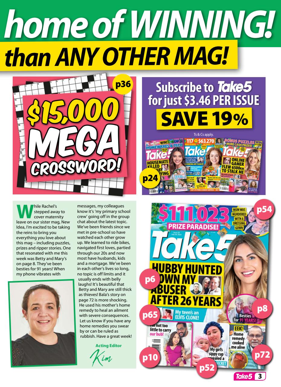 Take 5 Preview Pages