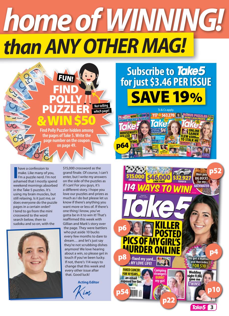 Take 5 Preview Pages