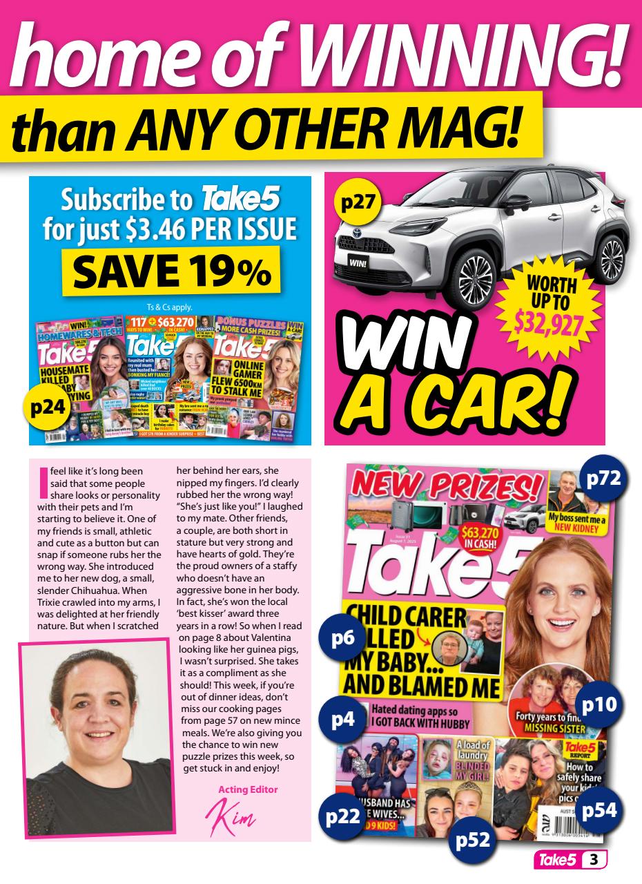 Take 5 Preview Pages