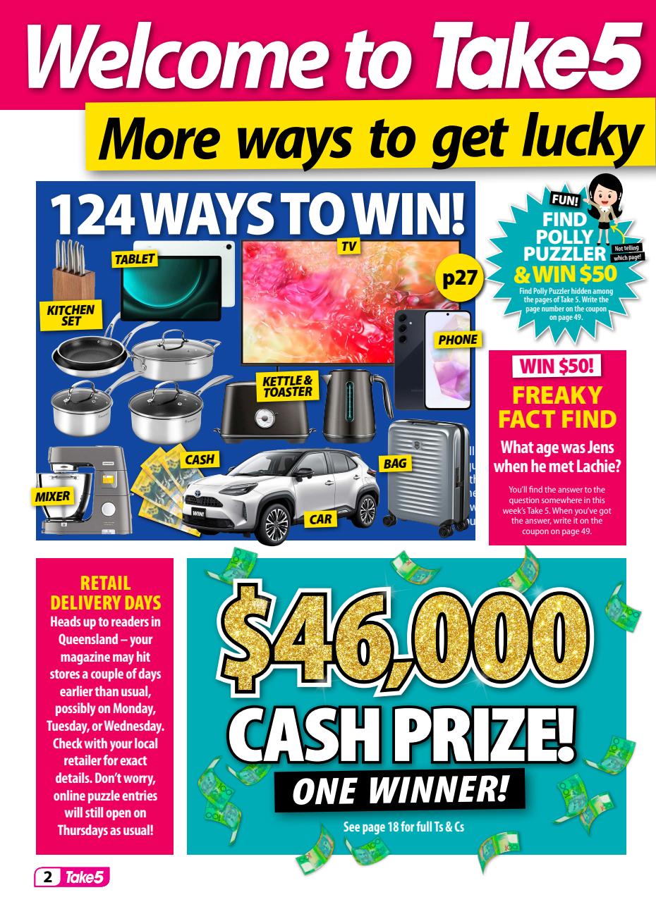 Take 5 Preview Pages