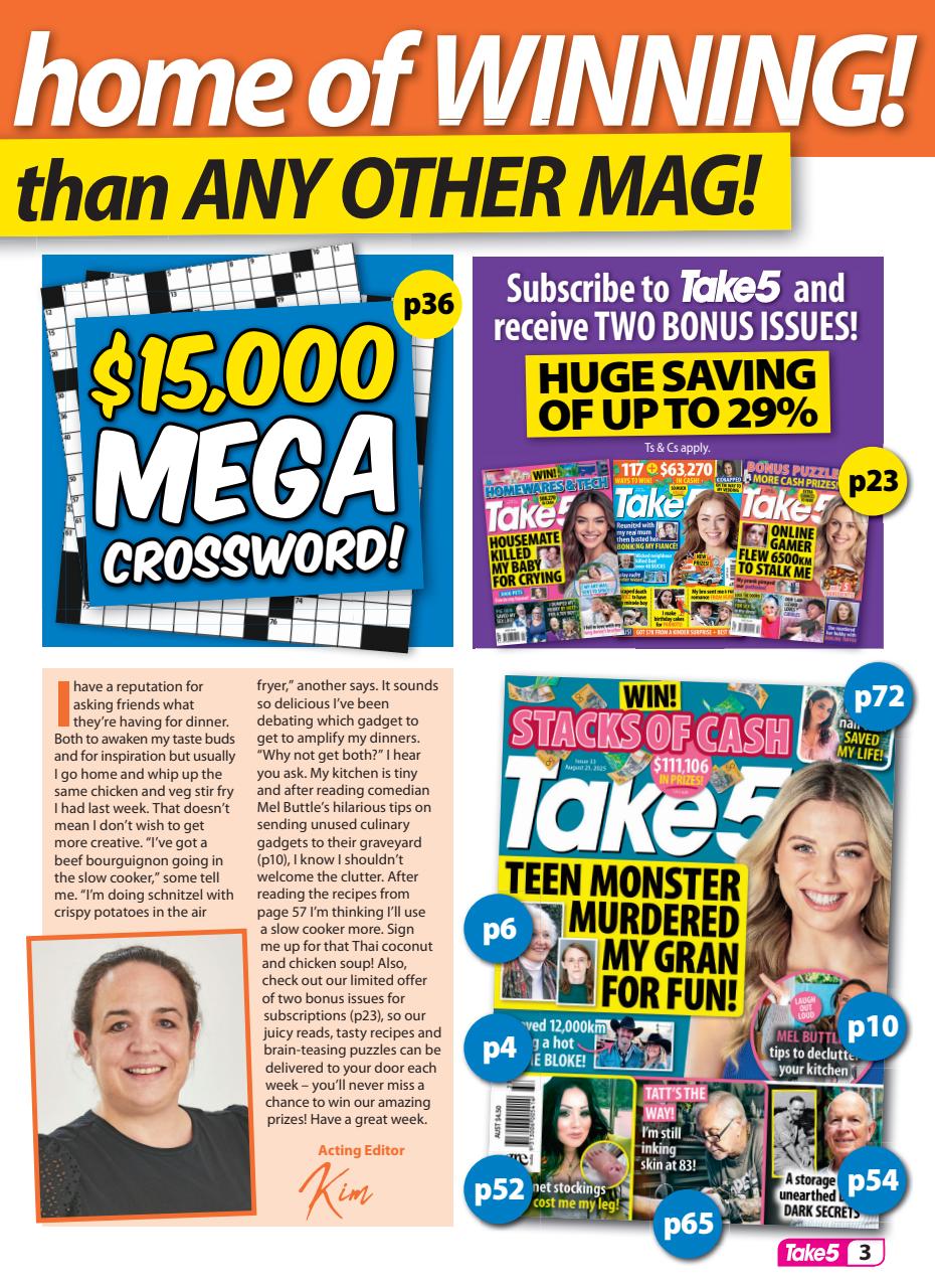 Take 5 Preview Pages