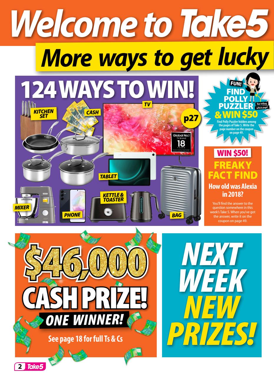 Take 5 Preview Pages