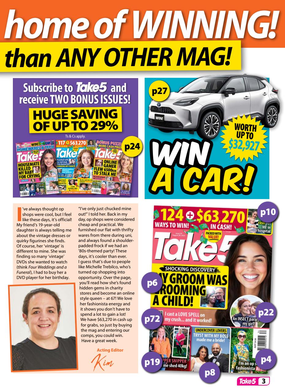 Take 5 Preview Pages