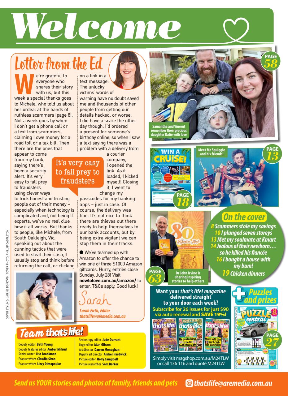 That’s Life! Preview Pages