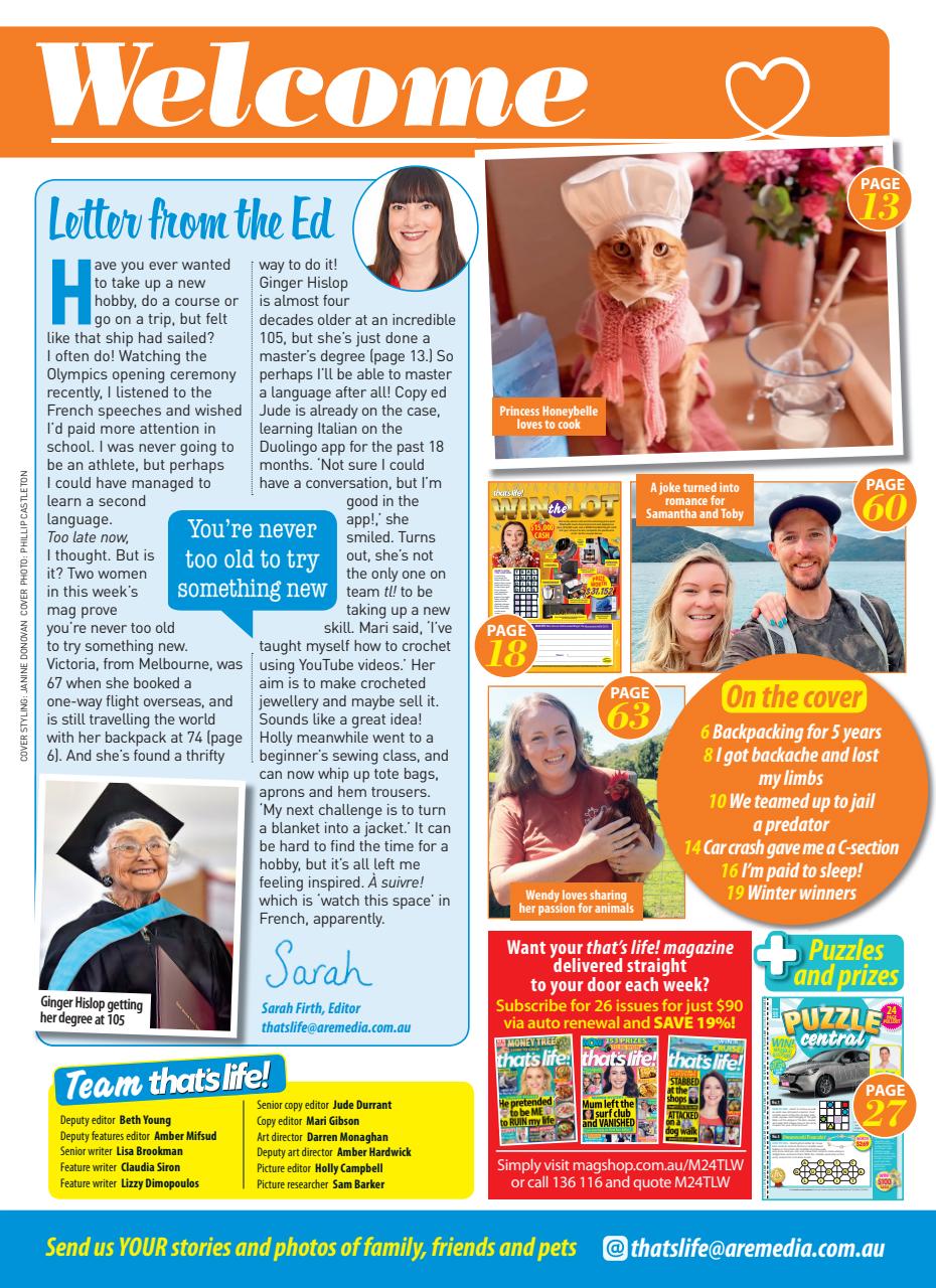 That’s Life! Preview Pages