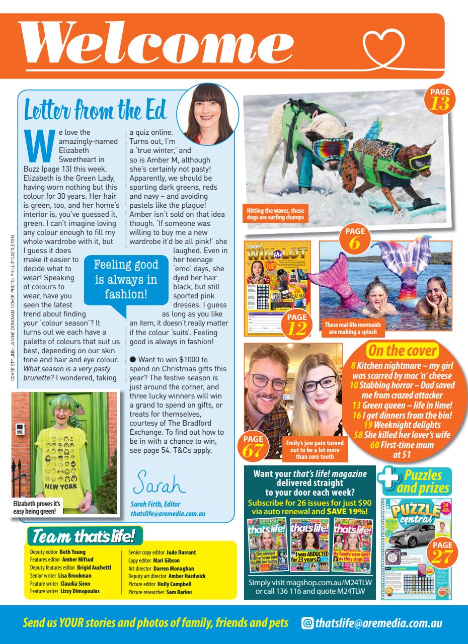 That’s Life! Preview Pages