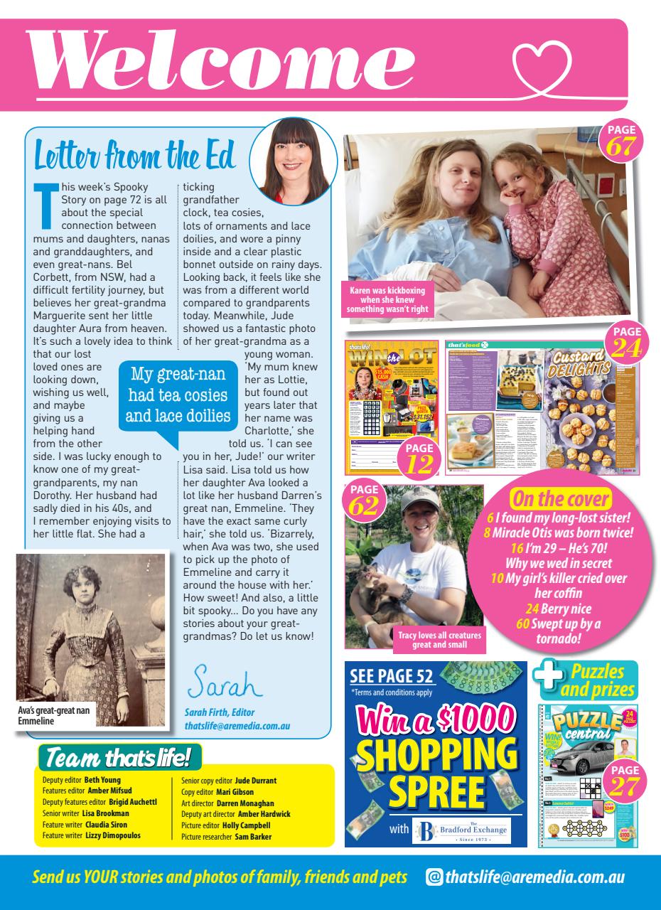 That’s Life! Preview Pages