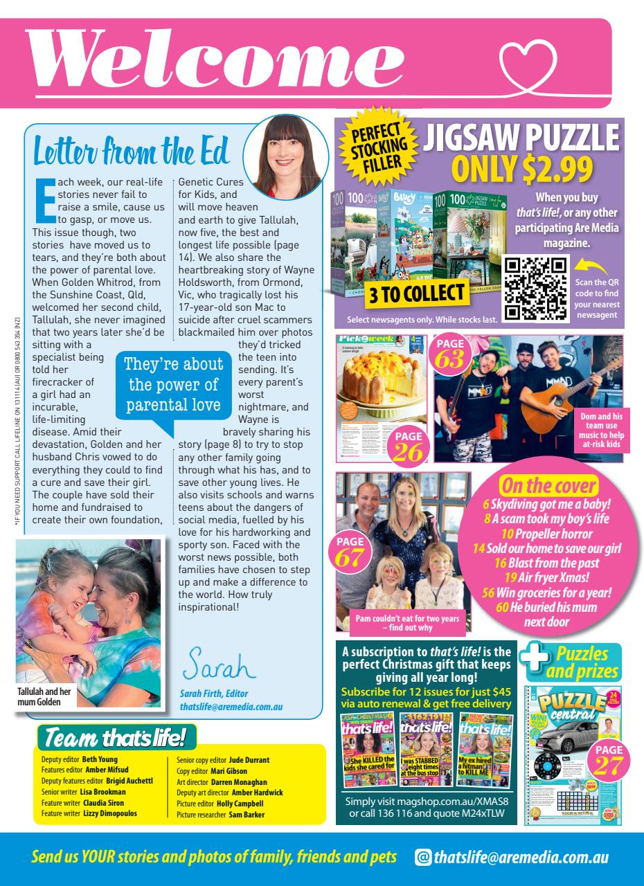 That’s Life! Preview Pages