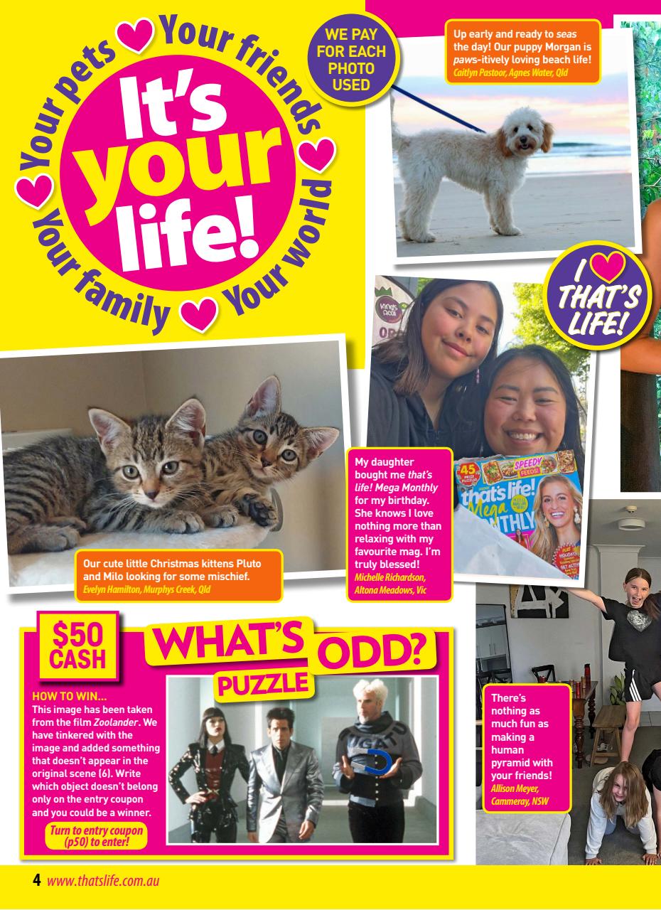 That’s Life! Preview Pages