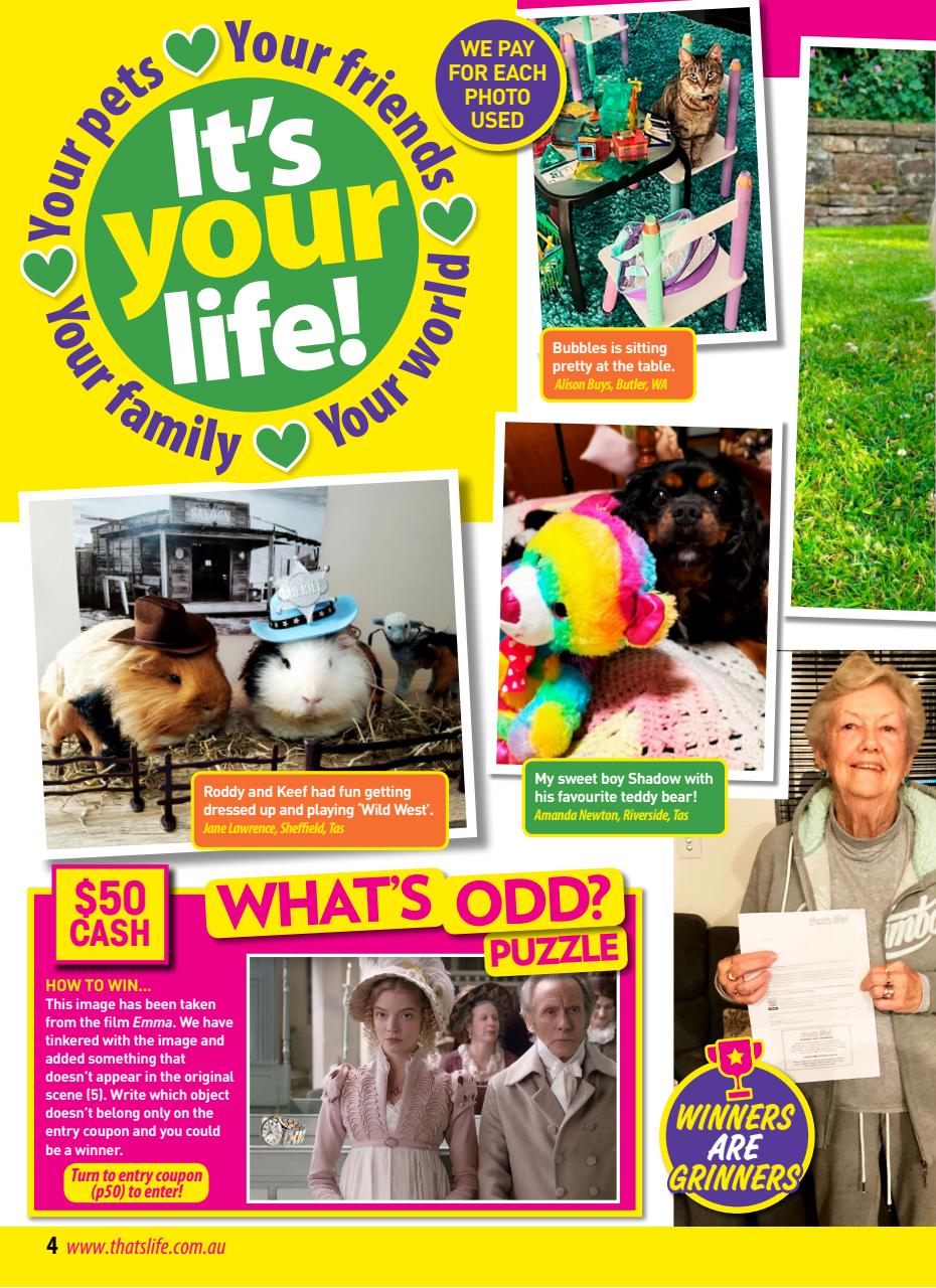 That’s Life! Preview Pages