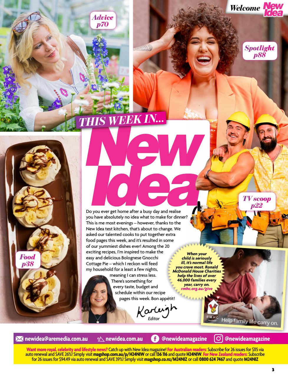 New Idea Preview Pages