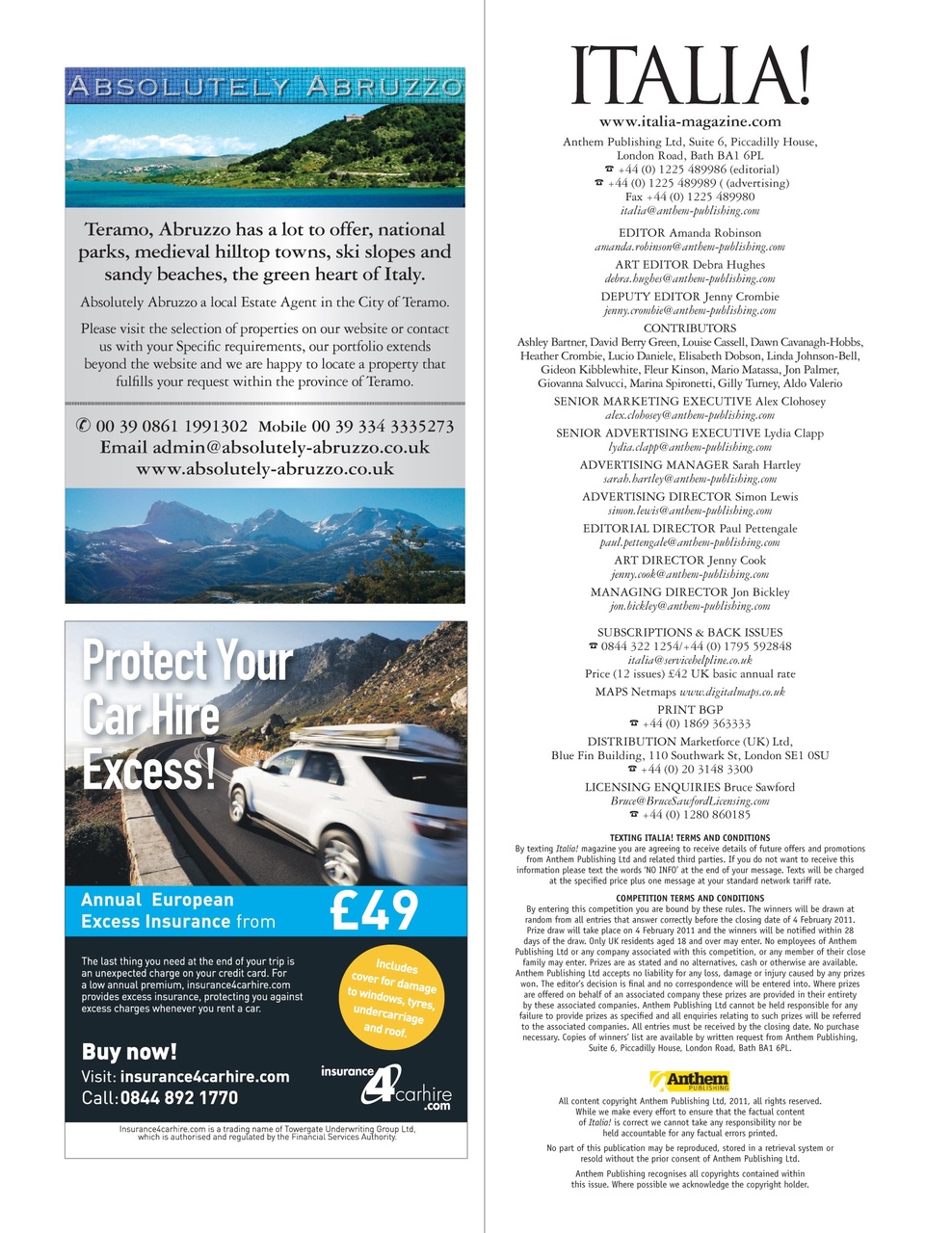 Italia! Preview Pages