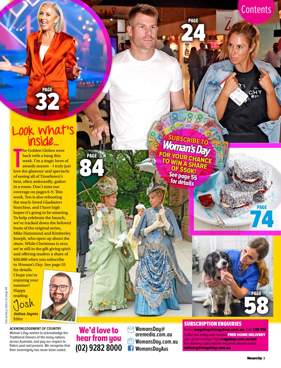 Woman's Day Australia Preview Pages