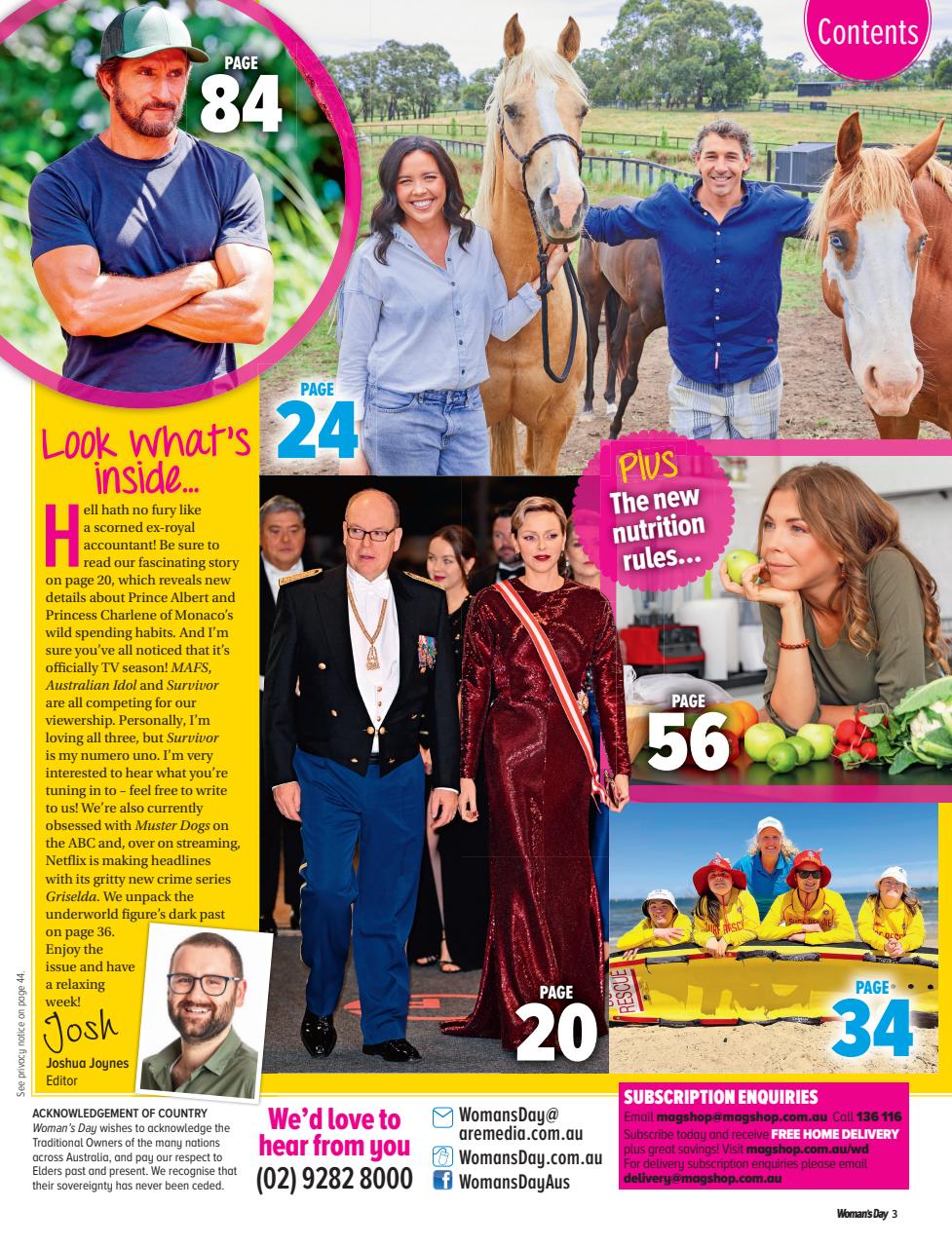 Woman's Day Australia Preview Pages