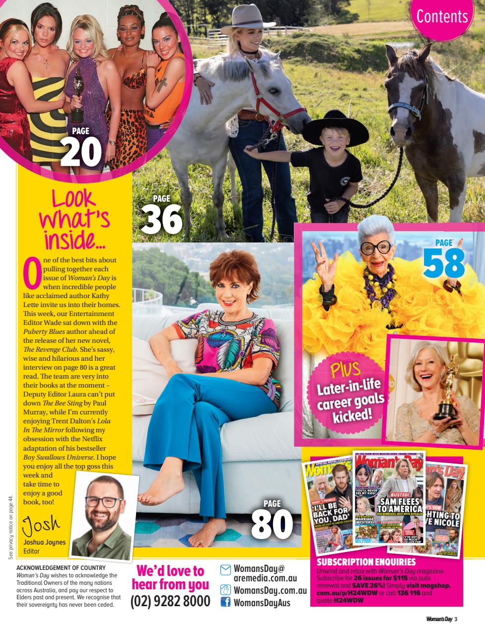 Woman's Day Australia Preview Pages