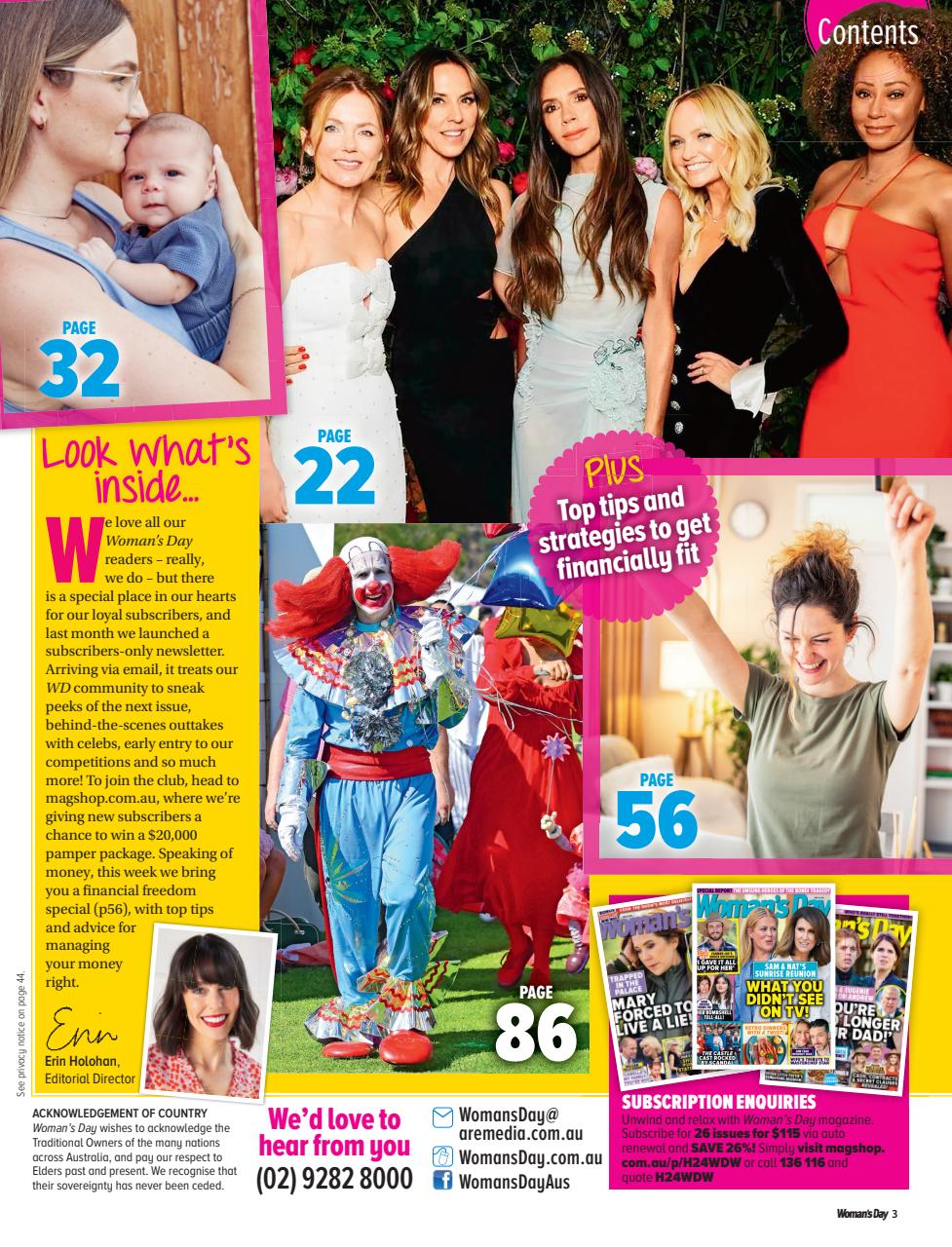 Woman's Day Australia Preview Pages